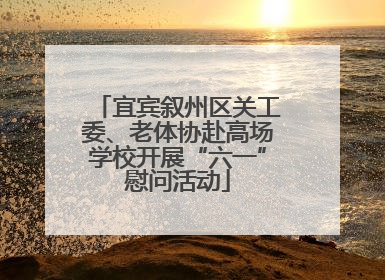 宜宾叙州区关工委、老体协赴高场学校开展“六一”慰问活动